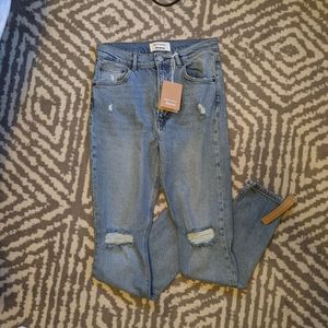 NWT Reformation high& skinny jeans